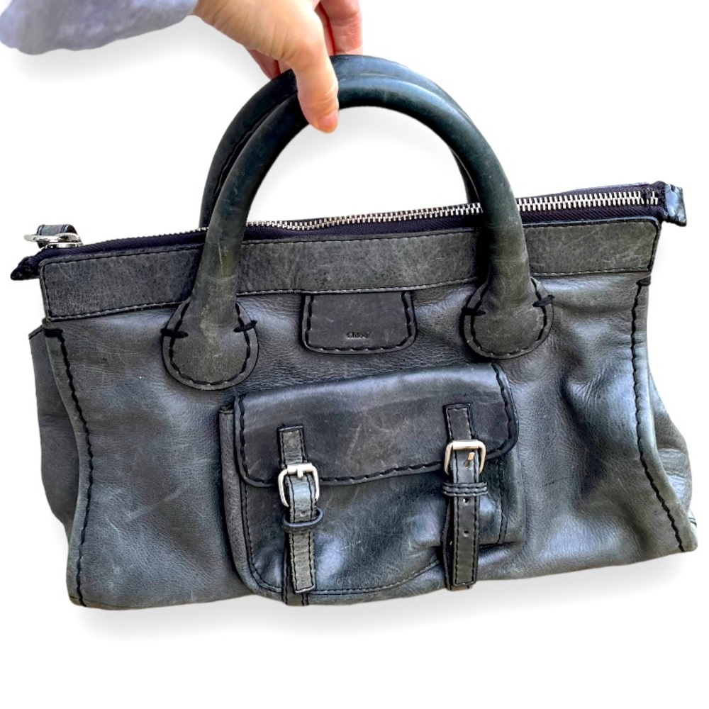 Rare gray Chloe Edith bag authentic - Picture 17 of 17